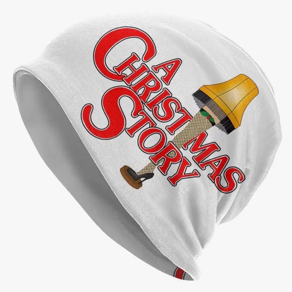 NEW A Christmas Story Beanie - White and Red